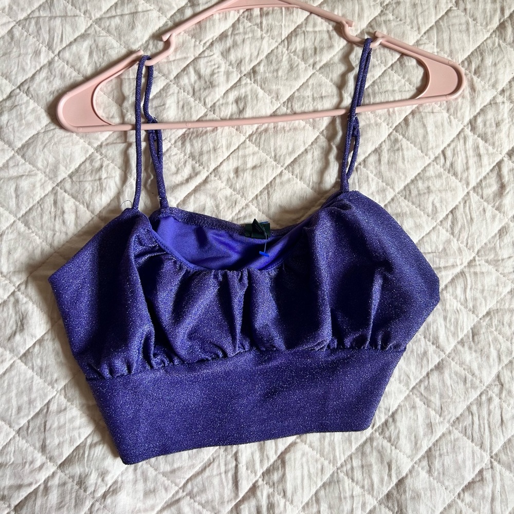 Forever 21 purple sparkle tank